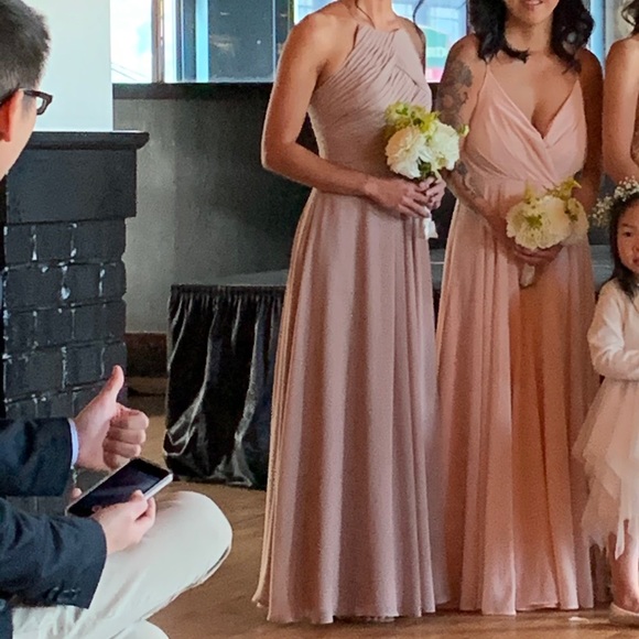 Azazie Ginger in Taupe - Picture 13 of 13